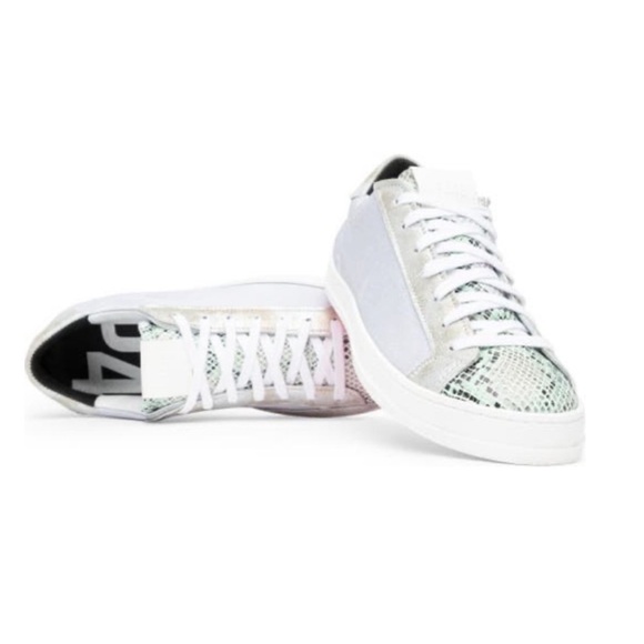 NEW P448 John Python Print Sneaker in Glamour Size 37 EU 7 US - Picture 5 of 14